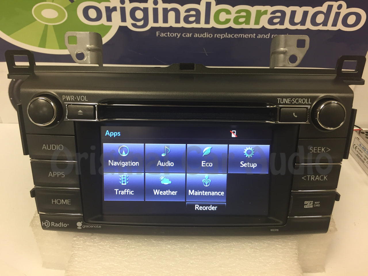 Refurbished 2014 2015 Toyota Rav4 GPS Navigation HD Radio Gracenote Bluetooth AM FM SD 100319