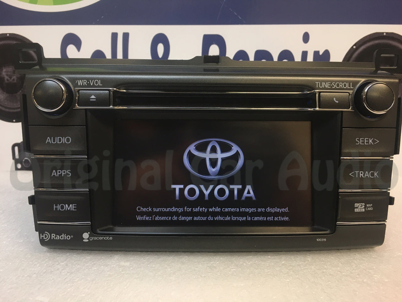 Refurbished 2014 2015 Toyota Rav4 GPS Navigation HD Radio Gracenote Bluetooth AM FM SD 100319