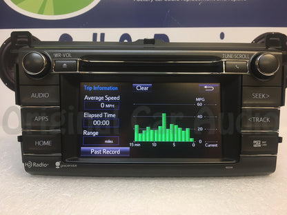 Refurbished 2014 2015 Toyota Rav4 GPS Navigation HD Radio Gracenote Bluetooth AM FM SD 100319