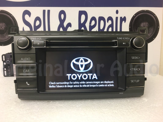 2013 - 2018 Toyota Rav4 AM FM Radio OEM Touchscreen Bluetooth Unit 100327 BLEMISHED