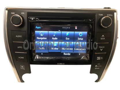 Refurbished 2015 - 2017 Toyota Camry OEM Navigation JBL AM FM HD Radio CD Player Receiver