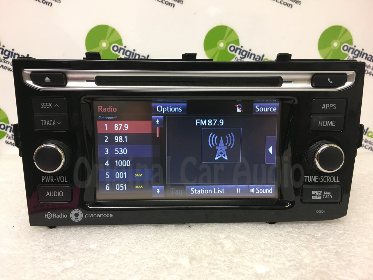 Refurbished 2015 - 2016 Toyota Prius C OEM Touch Screen Gracenote Navigation HD Radio Receiver