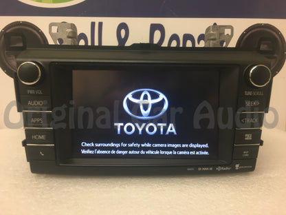 Refurbished 2016 - 2018 Toyota Rav4 OEM Entune Navigation Gracenote SAT HD Radio Receiver 100575 100583