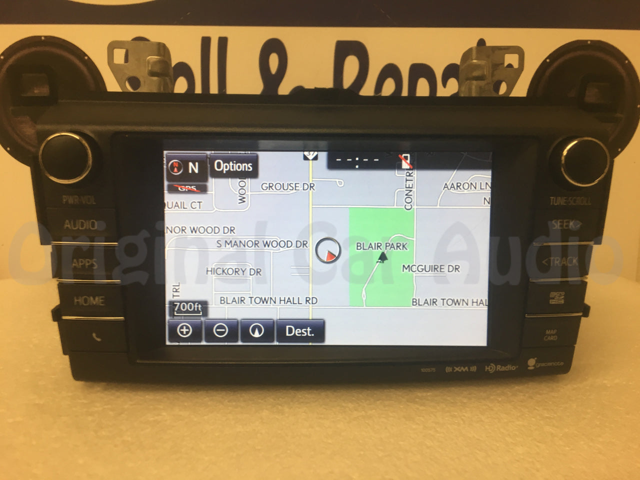 Refurbished 2016 - 2018 Toyota Rav4 OEM Entune Navigation Gracenote SAT HD Radio Receiver 100575 100583