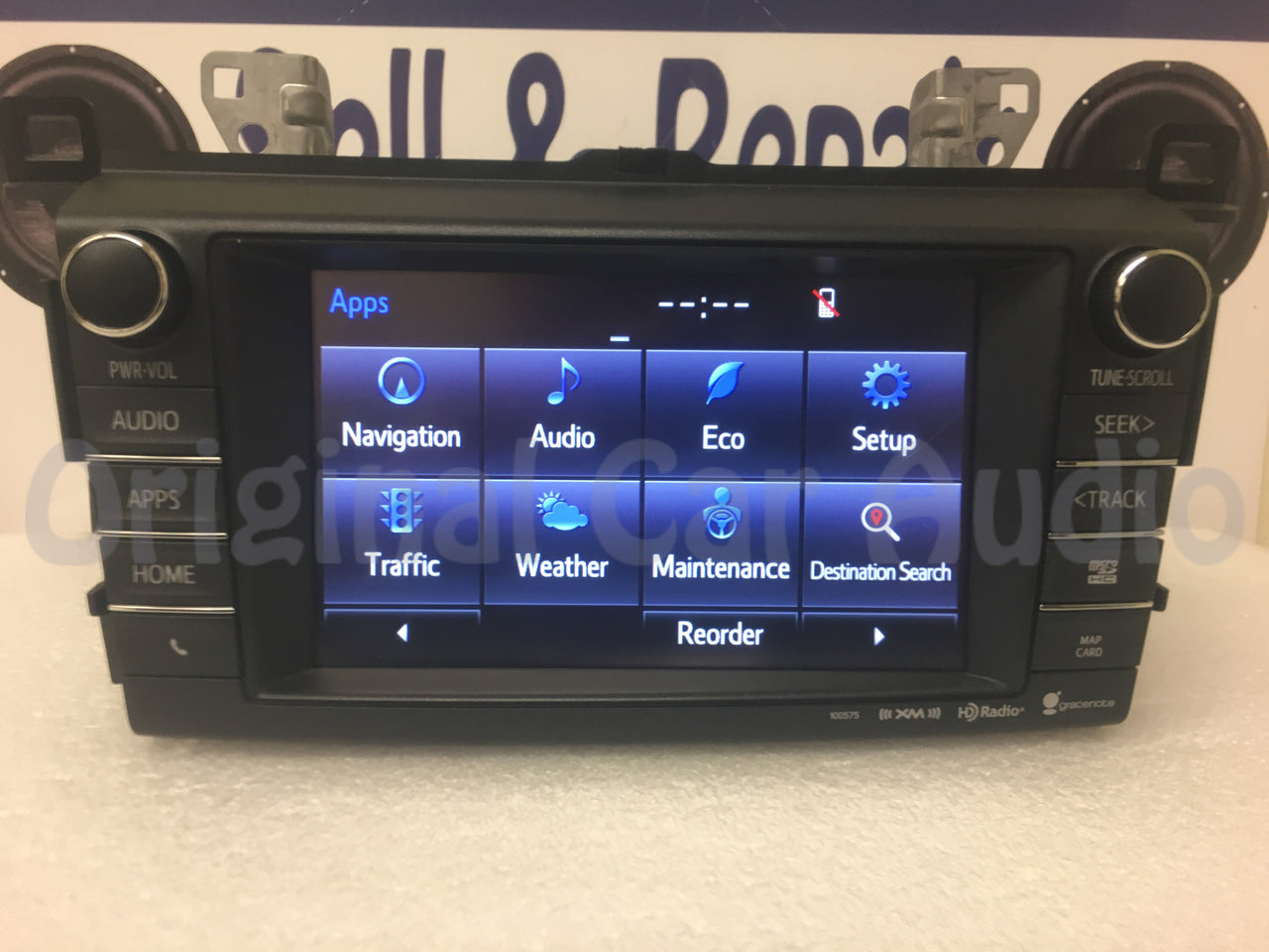 Refurbished 2016 - 2018 Toyota Rav4 OEM Entune Navigation Gracenote SAT HD Radio Receiver 100575 100583