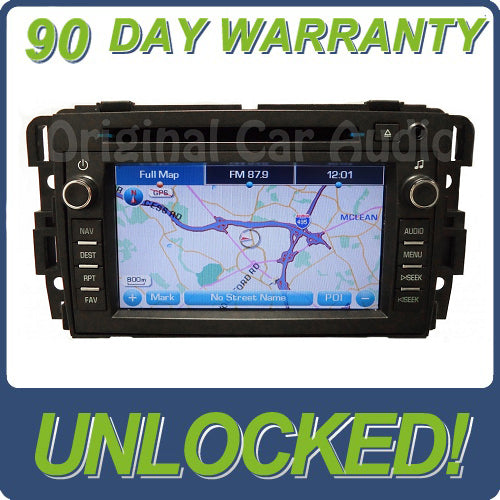Unlocked Buick Navigation GPS Display Radio Stereo Receiver