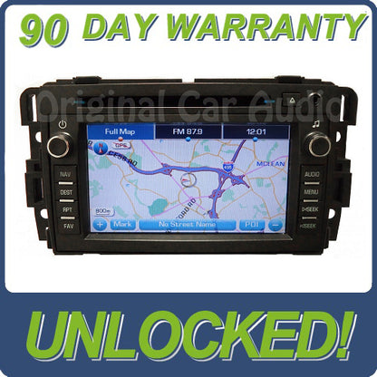 Unlocked Buick Navigation GPS Display Radio Stereo Receiver