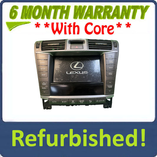 Refurbished 2010 - 2012 Lexus LS460 OEM Navigation Information Touch Screen Display Monitor