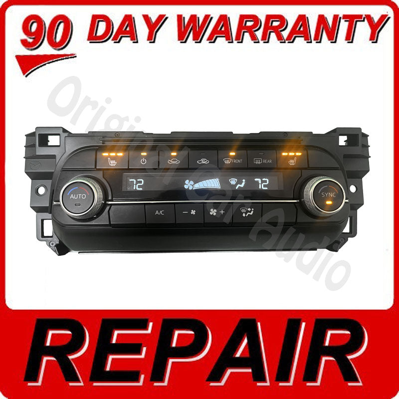 REPAIR YOUR 2022 - 2025 Mazda CX-5 CX5 OEM Dual Zone Digital Climate Control Panel Bezel Heated Seats ONLY