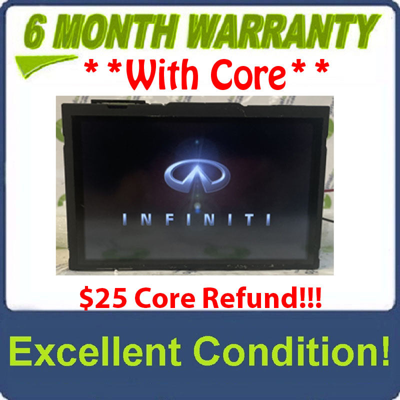 16 - 19 Infiniti QX30 OEM Display Screen w/o navigation