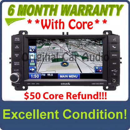 2011 2012 2013 JEEP DODGE OEM High-Speed MyGig Navigation Radio CD Player Receiver