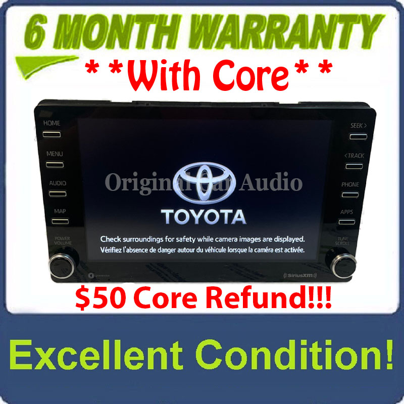 2019-2021 Toyota C-HR OEM RADIO RECEIVER DISPLAY TOUCHSCREEN NAVIGATION