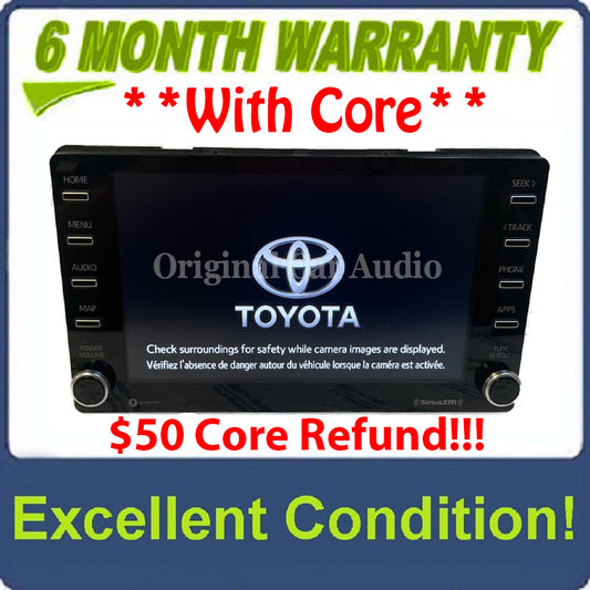 2019-2021 Toyota C-HR OEM RADIO RECEIVER DISPLAY TOUCHSCREEN NAVIGATION