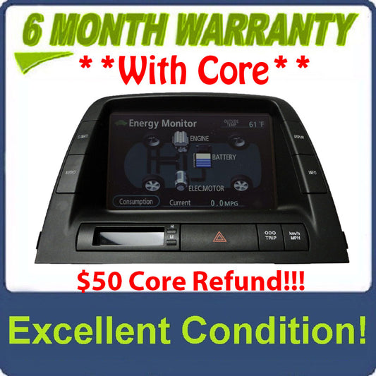 2004 - 2005 Toyota Prius OEM Information Energy Center Display Screen
