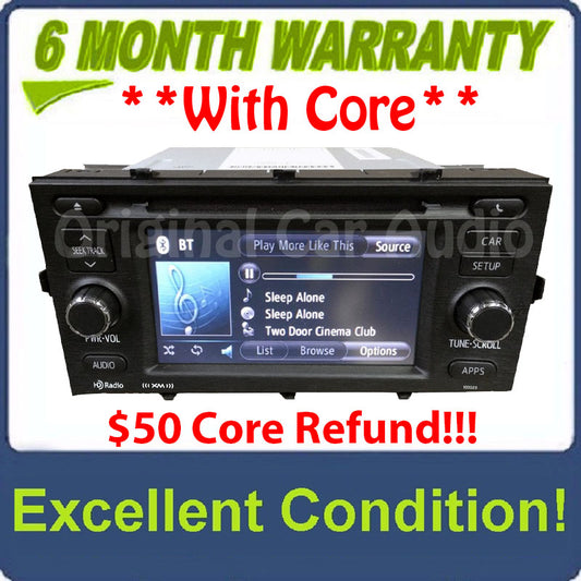 Toyota Prius C 100023 Navigation GPS Radio CD Player OEM