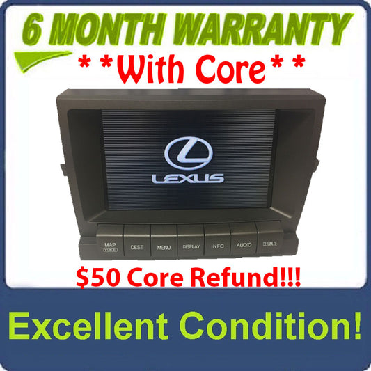 2005 2006 Lexus GX470 OEM Navigation Radio Climate Control LCD Display Screen