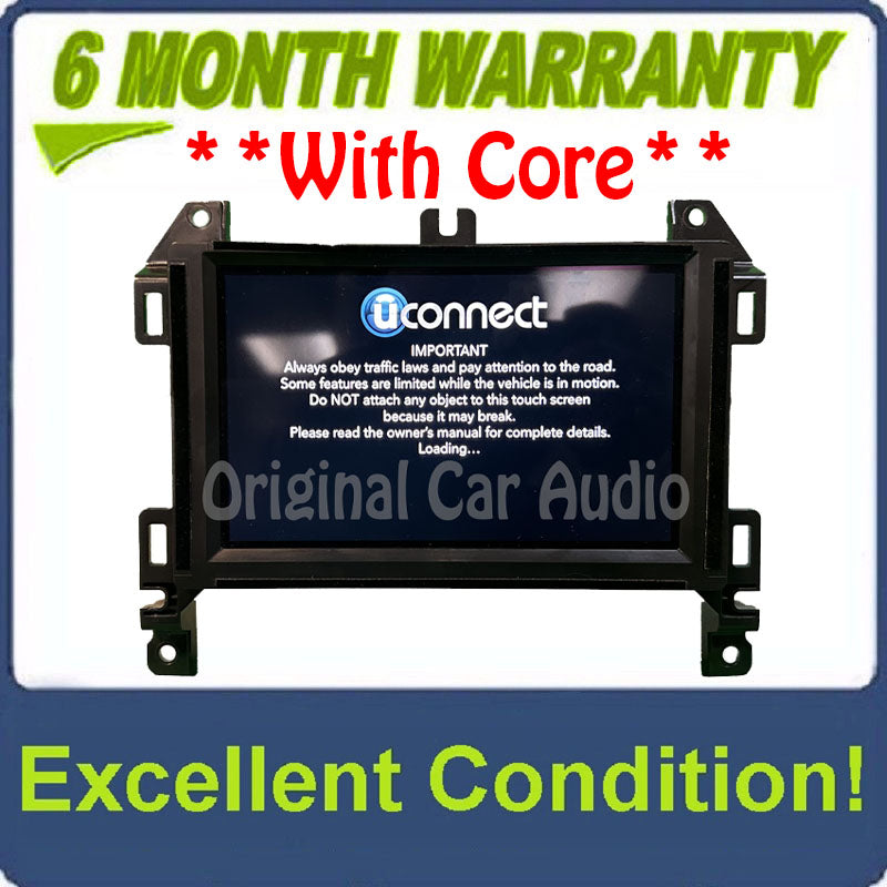 2019-2020 Jeep Wrangler OEM AM FM XM Radio 7" Touch-screen Uconnect VP2 JL NA
