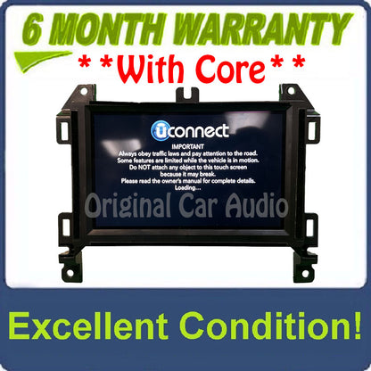 2019-2020 Jeep Wrangler OEM AM FM XM Radio 7" Touch-screen Uconnect VP2 JL NA