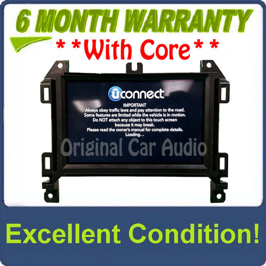2019-2020 Jeep Wrangler OEM AM FM XM Radio 7" Touch-screen Uconnect VP2 JL NA