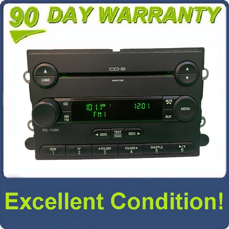 2007 Ford FREESTYLE 500 FIVE-HUNDRED Mercury MARINER MONTEGO OEM AM FM Radio AUX MP3 6 Disc CD Changer Player Stereo Receiver
