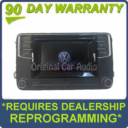 2016 Volkswagen Passat Jetta AM FM SAT Bluetooth MP3 Aux SD Card Multi Media Touch Screen Receiver