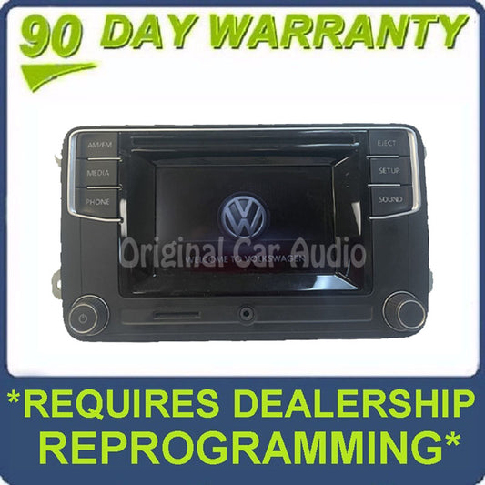 2016 Volkswagen Passat Jetta AM FM SAT Bluetooth MP3 Aux SD Card Multi Media Touch Screen Receiver