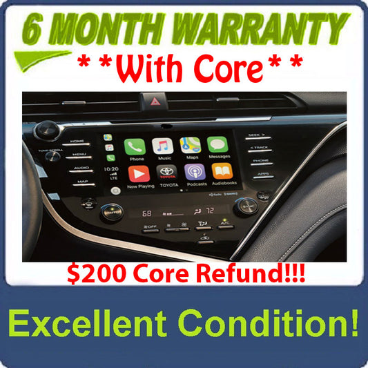 2018 - 2019 Toyota Camry OEM Navigation Radio Touchscreen CD Player Gracenote