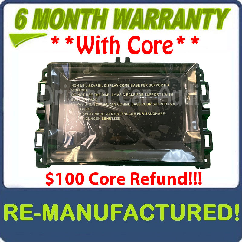 Reman 2017 - 2021 Jeep Compass OEM 7" Touchscreen AM FM Uconnect Radio Receiver VP2