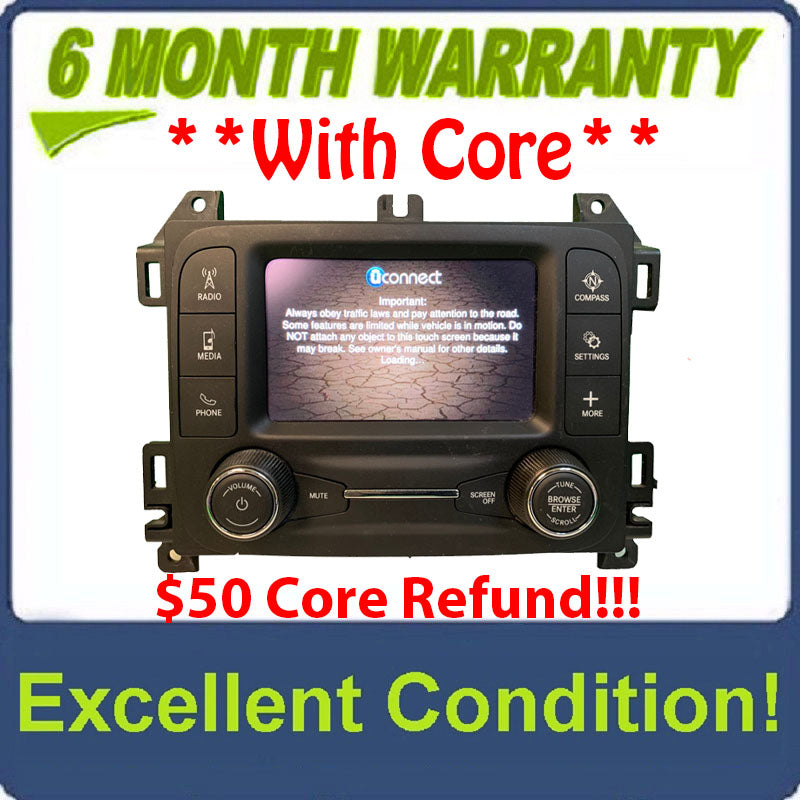 2022 - 2020 Jeep Gladiator OEM AM FM Radio Uconnect 5" Display Receiver VP2_5 JT NA
