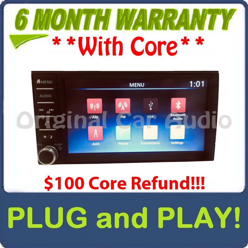 2019 - 2021 Nissan Frontier OEM Touch Screen AM FM Bluetooth AUX Radio Receiver