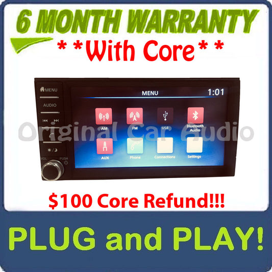 2019 - 2021 Nissan Frontier OEM Touch Screen AM FM Bluetooth AUX Radio Receiver