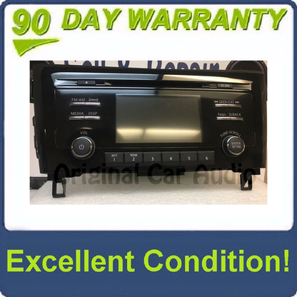 2014-2016 Nissan Rogue AM FM Sat Bluetooth USB 5" Display Rear Camera Radio 28185-4BA0A