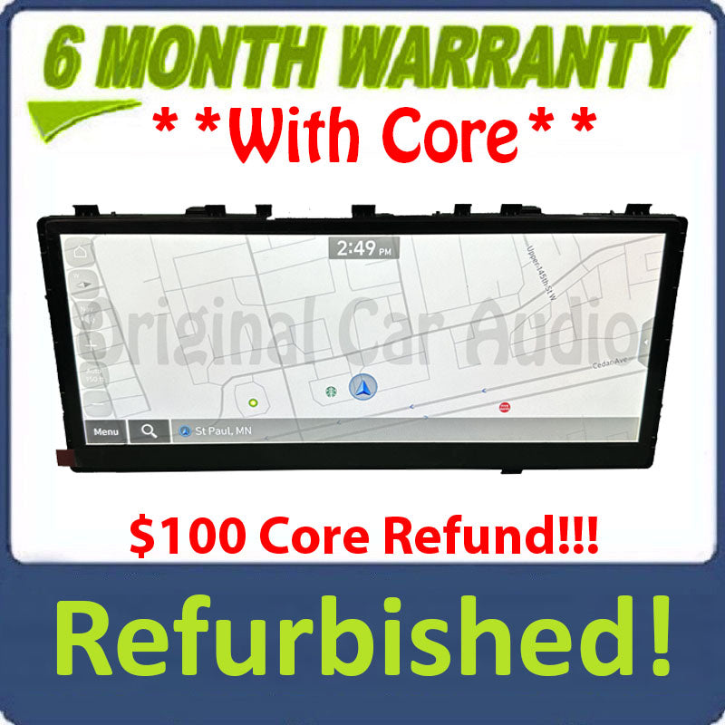 Refurbished 2023 - 2025 HYUNDAI PALISADE OEM RADIO RECEIVER NAVIGATION HEAD UNIT 12.3' DISPLAY W/SURROUND VIEW