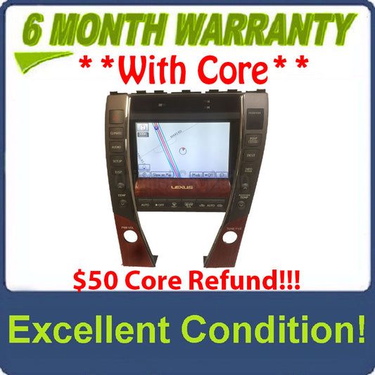 2010 - 2012 Lexus ES350 OEM HDD Touch Screen Navigation Multi Media Display Receiver