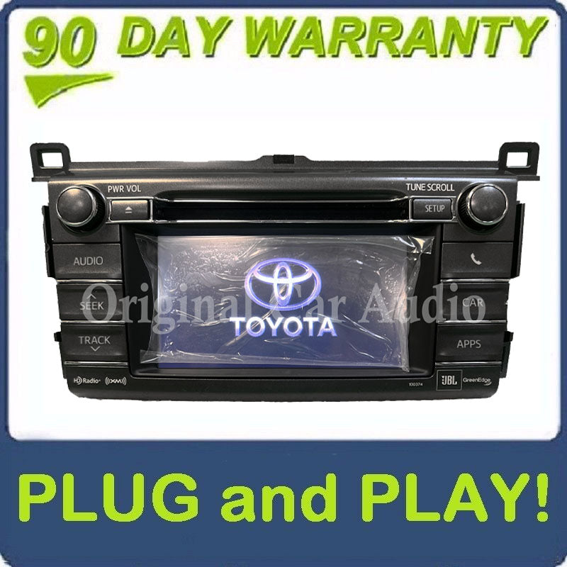 Refurbished BLEMISHED 13-15 Toyota Rav4 OEM JBL Entune Touch Screen SAT Bluetooth MP3 100074