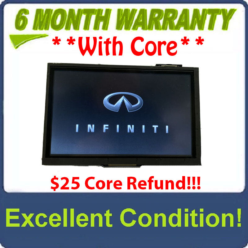 INFINITI Q50 Q60 RADIO INFORMATION NAVIGATION DISPLAY SCREEN OEM