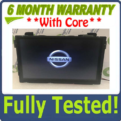 Blemished 2014 - 2016 Nissan Pathfinder OEM Navigation Touch Screen Multimedia Info Display