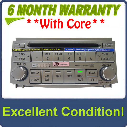 TOYOTA Avalon JBL Radio 6 MP3 CD Changer Player 11824 OEM