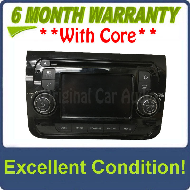 2014 - 2017 Ram Dodge ProMaster OEM VP2 Touch Screen Single CD AM FM Radio Media Receiver