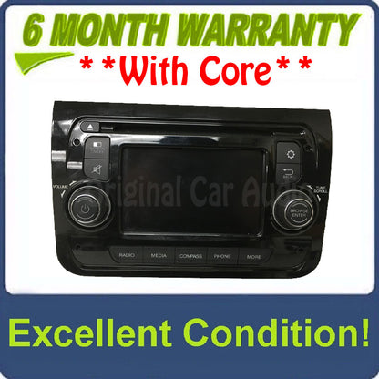 2014 - 2017 Ram Dodge ProMaster OEM VP2 Touch Screen Single CD AM FM Radio Media Receiver