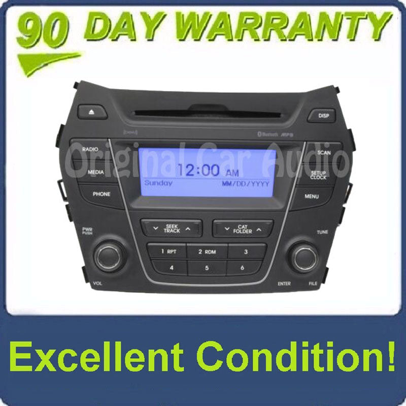 2013 - 2016 Hyundai Santa Fe OEM AM FM XM Radio CD Player Receiver 961704Z1504X