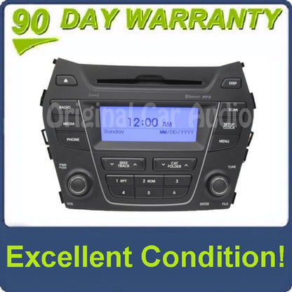 2013 - 2016 Hyundai Santa Fe OEM AM FM XM Radio CD Player Receiver 961704Z1504X