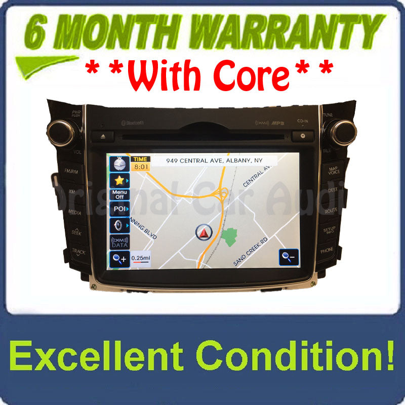 2013 - 2015 Hyundai Elantra BlueLink Navigation GPS Bluetooth XM HD Radio 96560A5110GU