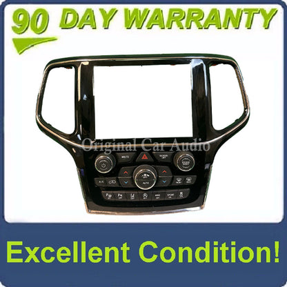 2019 - 2022 Jeep GRAND CHEROKEE 8.4" Nav Uconnect Screen Climate Control Bezel Only