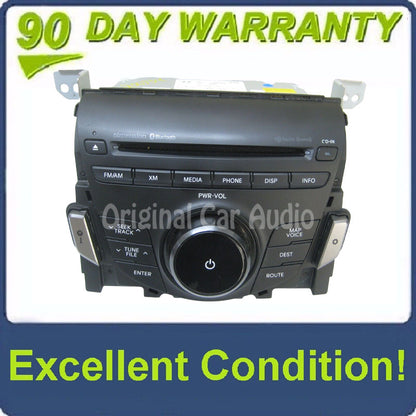 2012-2013 Hyundai Azera AM FM HD Navigation Radio CD Satellite  96560-3V4514X