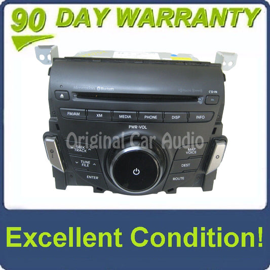 2012-2013 Hyundai Azera AM FM HD Navigation Radio CD Satellite  96560-3V4514X