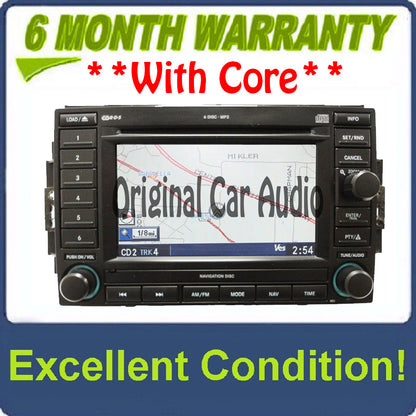Dodge Chysler Jeep Navigation Radio 6 Disc CD Changer Stereo REC