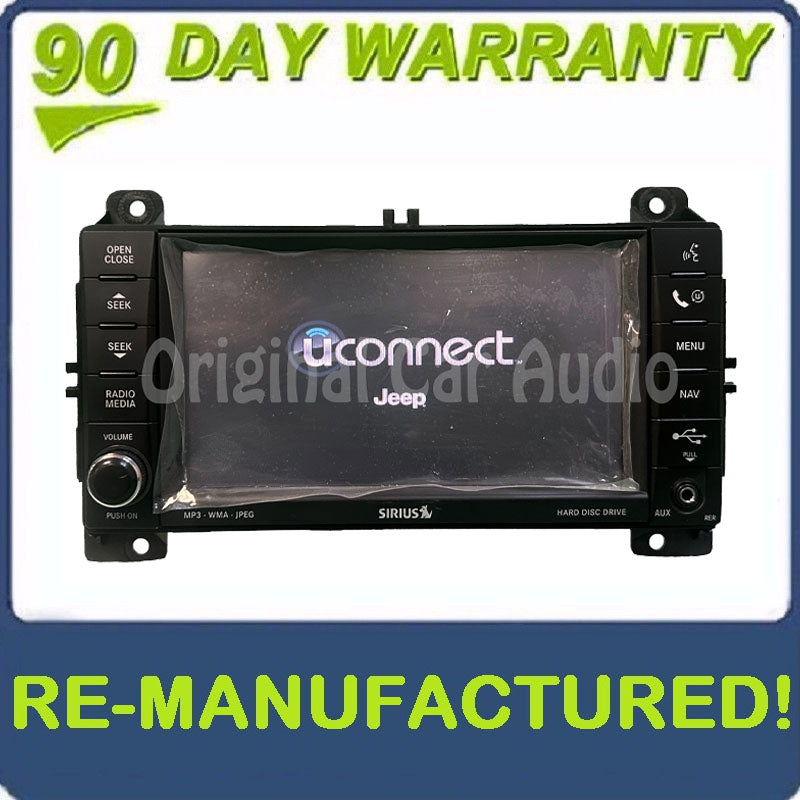 Reman 2011 - 2013 Jeep Dodge OEM Navigation Radio CD DVD Player MP3 Display Screen RER