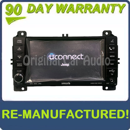 Reman 2011 - 2013 Jeep Dodge OEM Navigation Radio CD DVD Player MP3 Display Screen RER