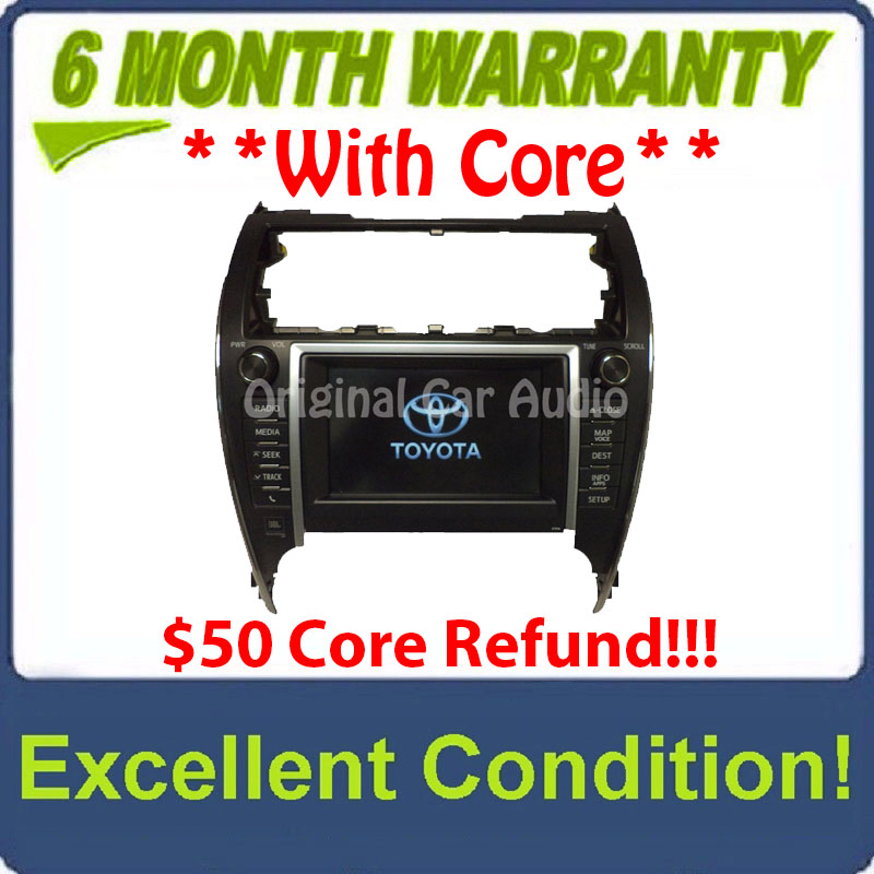 Toyota Camry HYBRID Touch Screen Navigation JBL Radio CD Player